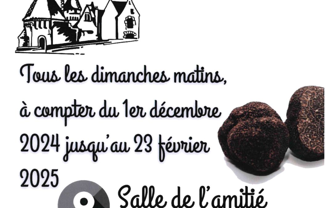 Marché aux truffes 2025